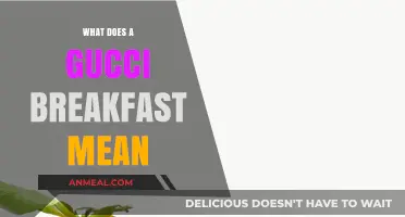 What Does a Gucci Breakfast Mean? Decoding the Luxurious Trend