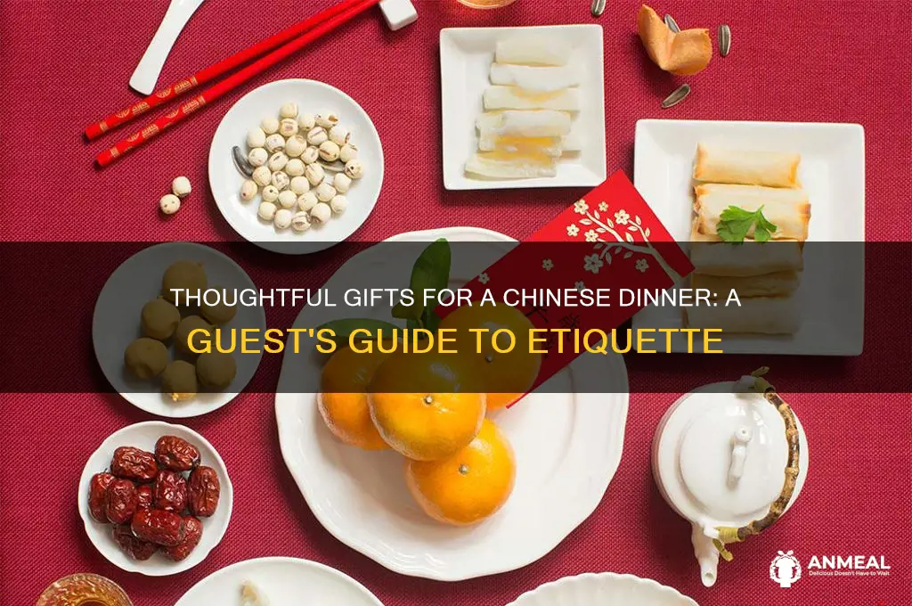 what does a guest bring to an chinese dinner