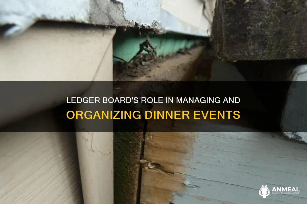 what does a ledger board control dinner