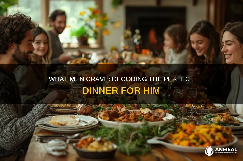 what does a man want for dinner
