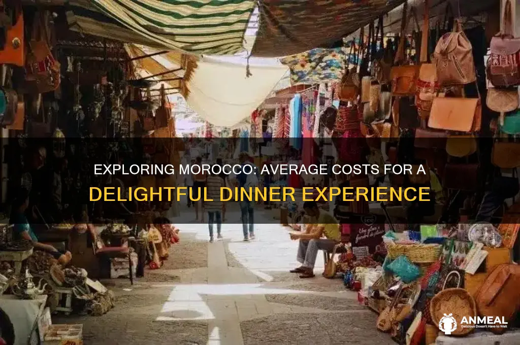 what does a nice dinner cost in morocco