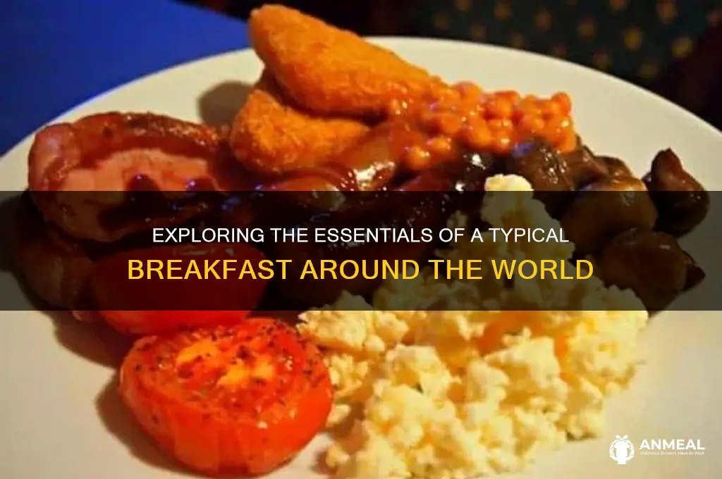 what does a normal breakfast look like
