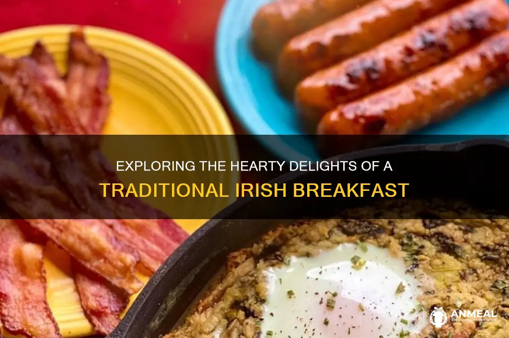 what does a traditional irish breakfast consist of