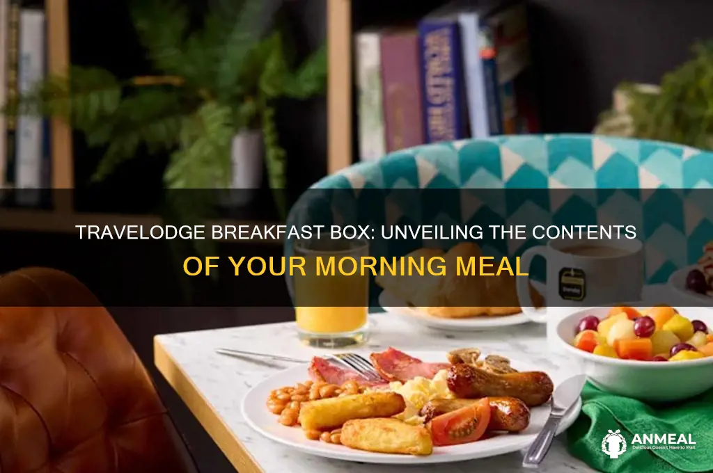 what does a travelodge breakfast box consist of
