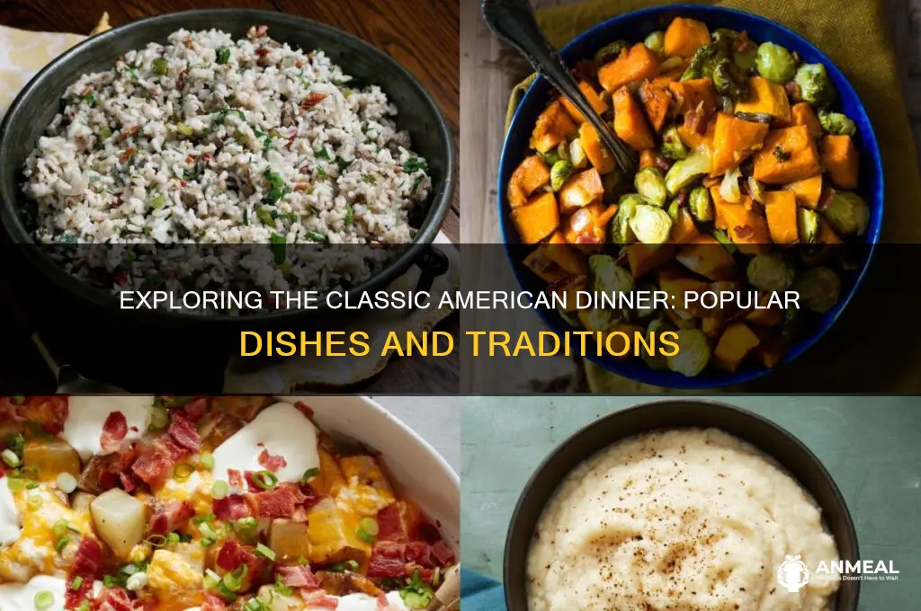 what does a typical american have for dinne