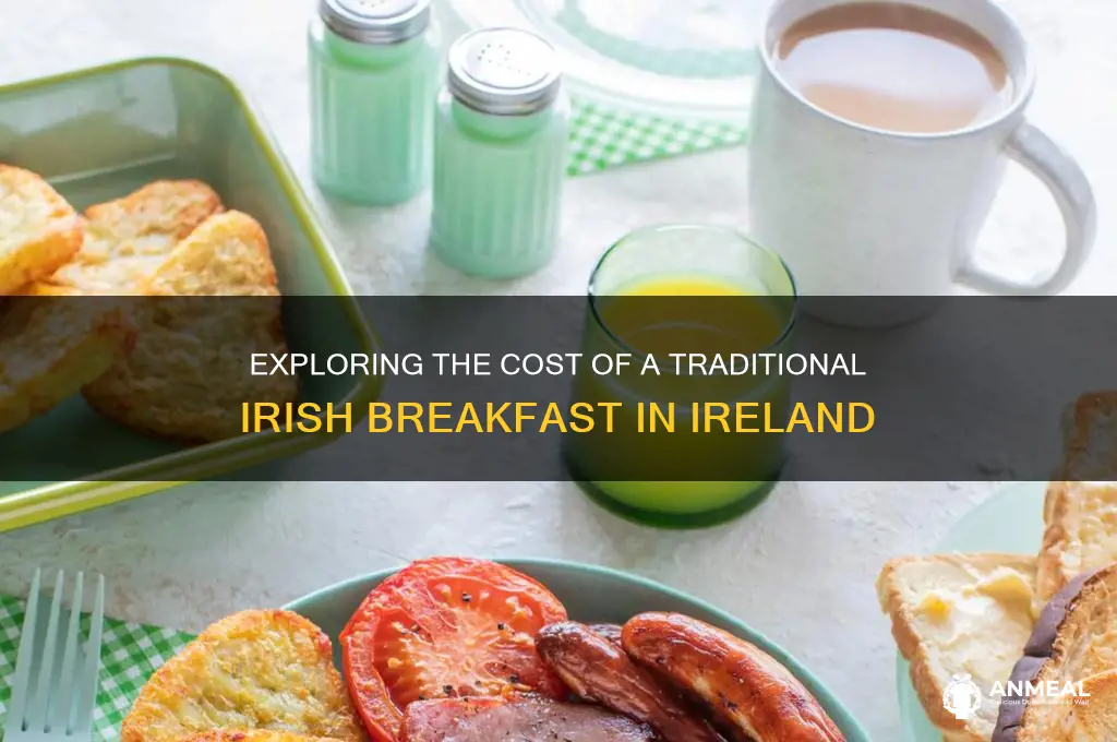 what does a typical irish breakfast cost