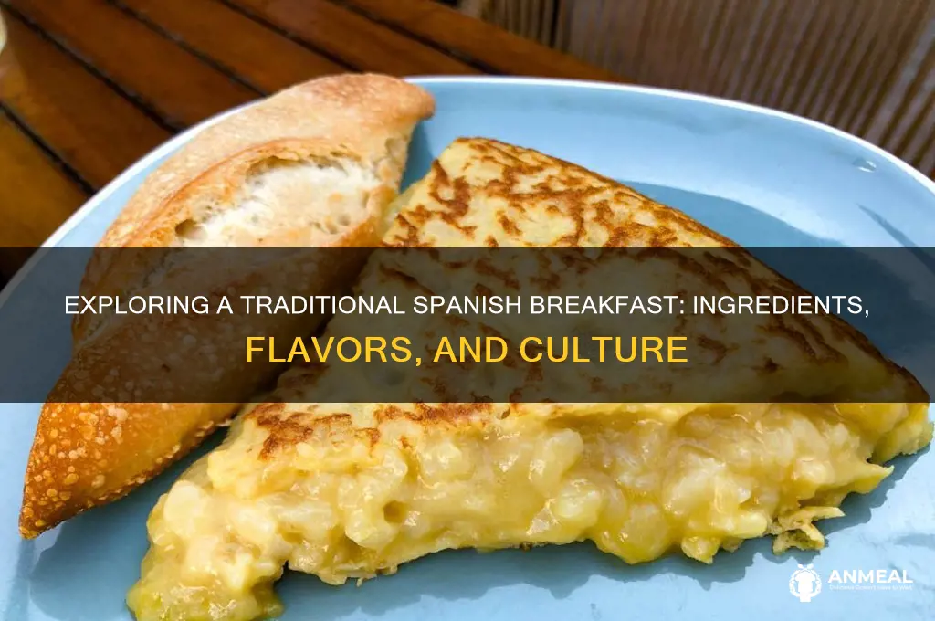 what does a typical spanish breakfast include