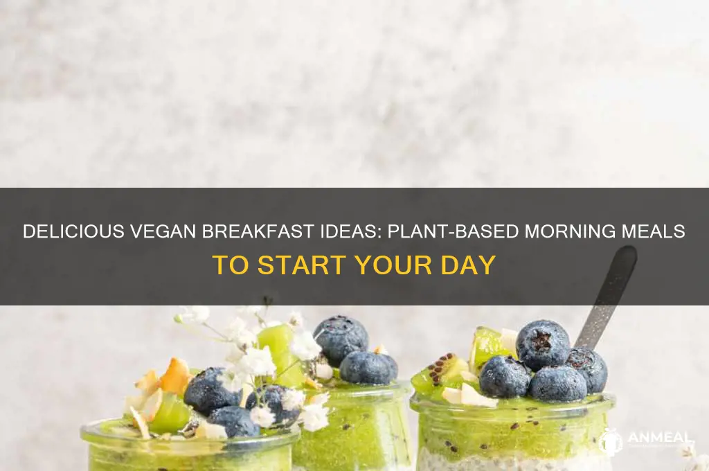 what does a vegan breakfast look like