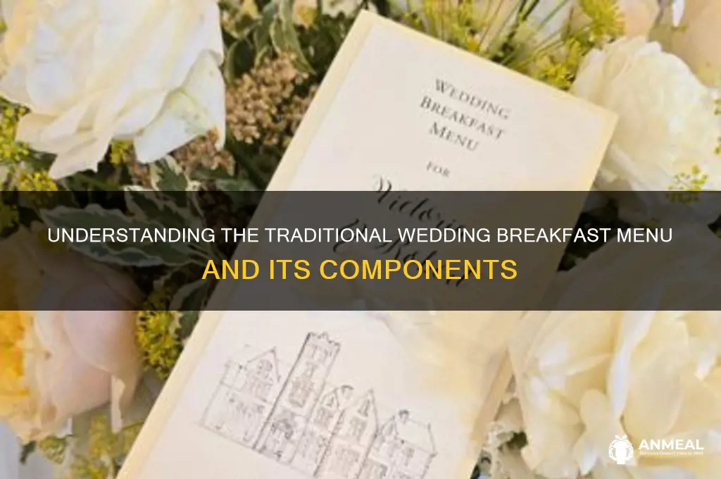 what does a wedding breakfast consist of