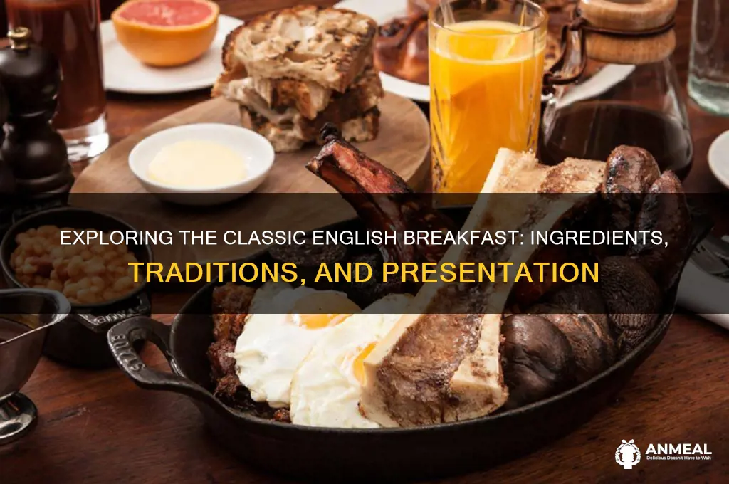 what does an english breakfast look like