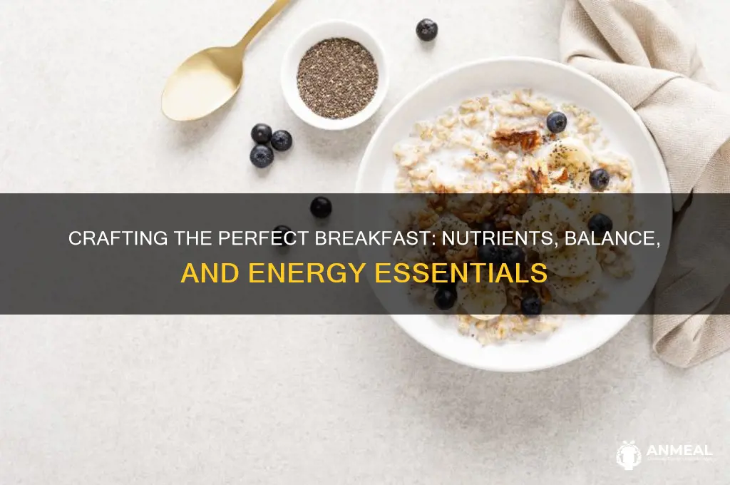 what does an ideal breakfast consist of