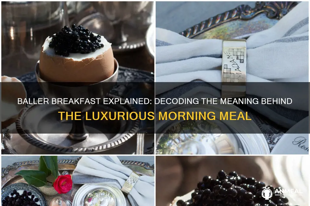 what does baller breakfast mean