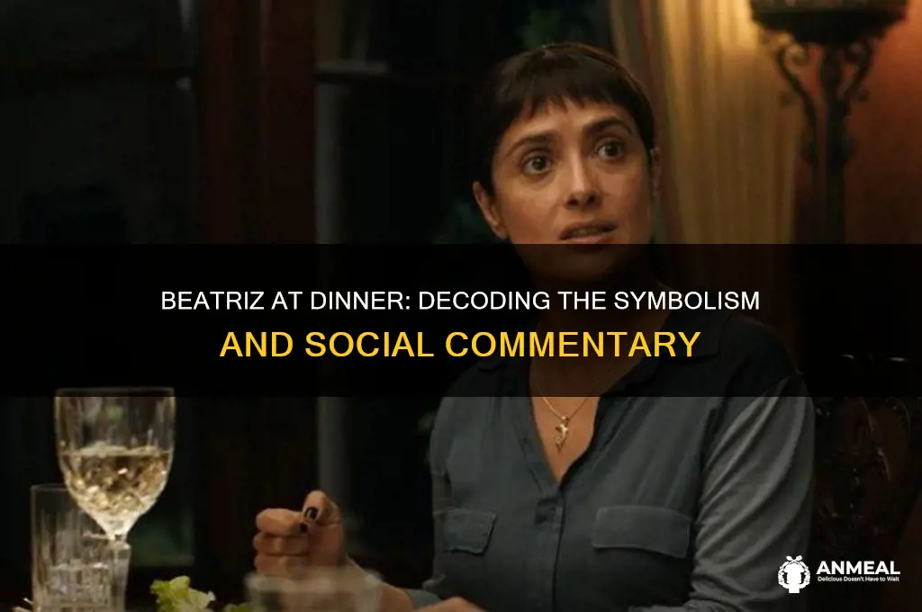 what does beatriz at dinner mean