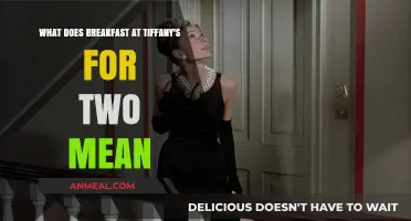 Breakfast at Tiffany's for Two: Decoding the Iconic Phrase's Meaning