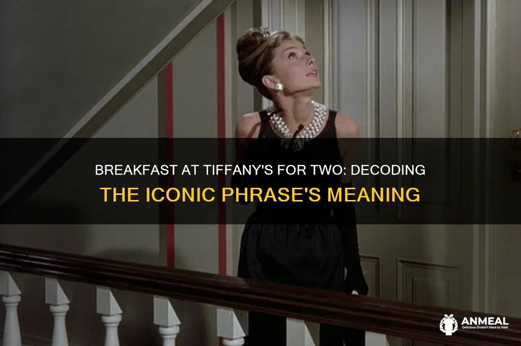what does breakfast at tiffany
