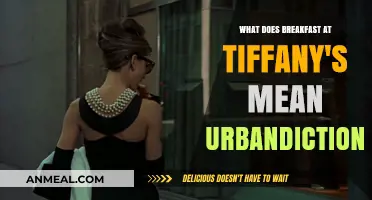 Decoding 'Breakfast at Tiffany's': Urban Dictionary's Take on the Iconic Phrase