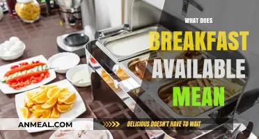 Understanding 'Breakfast Available': What It Means for Your Hotel Stay