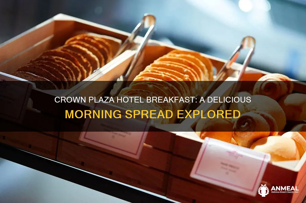 what does breakfast consist of at crown plaza hotel