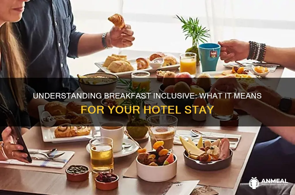 what does breakfast inclusive mean