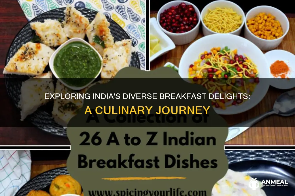 what does breakfast look in india