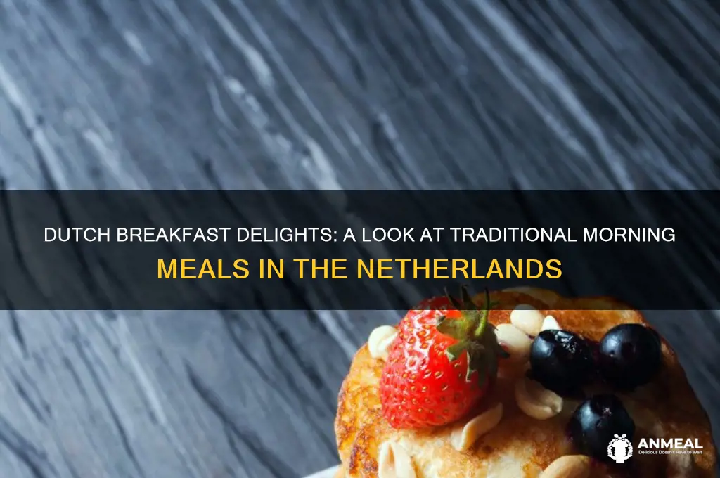 what does breakfast look like in netherlands