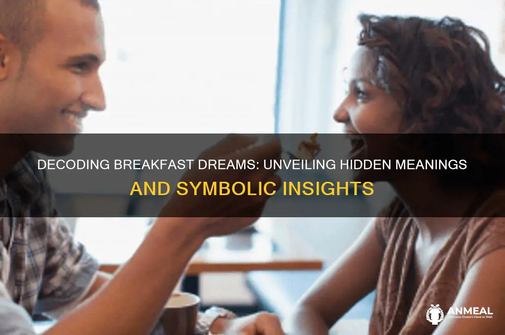 what does breakfast mean in a dream