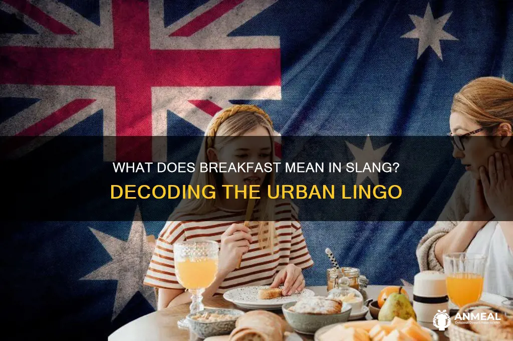 what does breakfast mean in slang