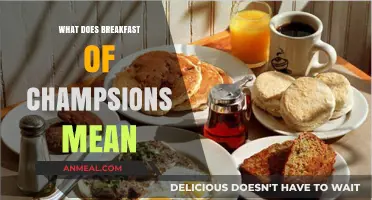Unpacking the Meaning: What Does 'Breakfast of Champions' Truly Signify?