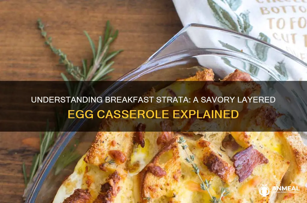 what does breakfast strata mean