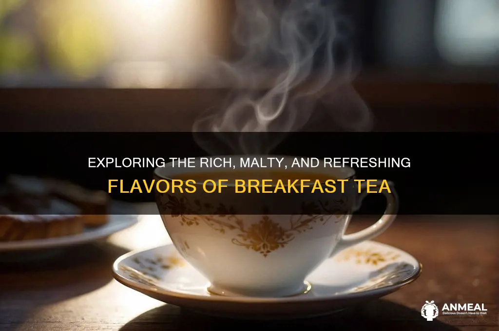 what does breakfast tea taste like