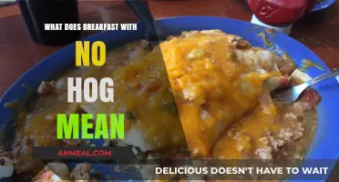 Breakfast Without Hog: Decoding the Meaning and Healthy Alternatives