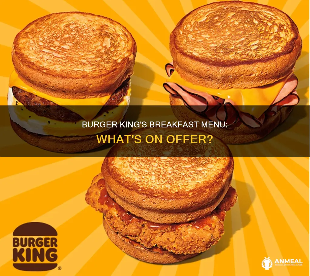 what does burger king have for breakfast