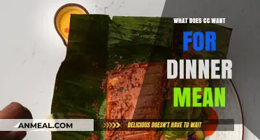 Decoding 'What Does CC Want for Dinner': Meaning and Context Explained