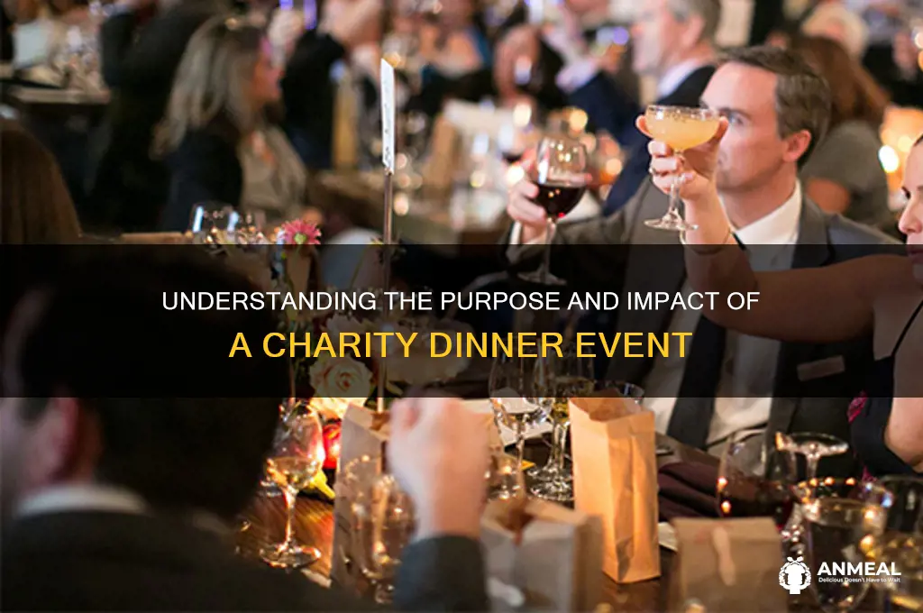what does charity dinner mean