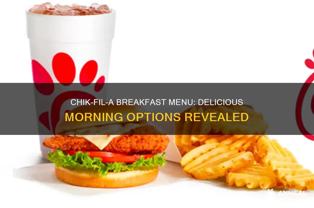 what does chik fil a sell during breakfast hours