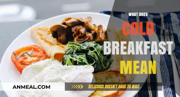 Understanding Cold Breakfast: Definition, Examples, and Popular Morning Choices