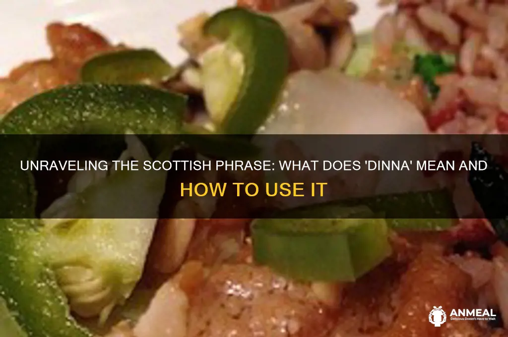 what does dinna mean