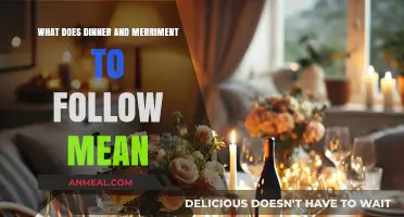 Dinner and Merriment to Follow: Decoding the Joyful Invitation Meaning