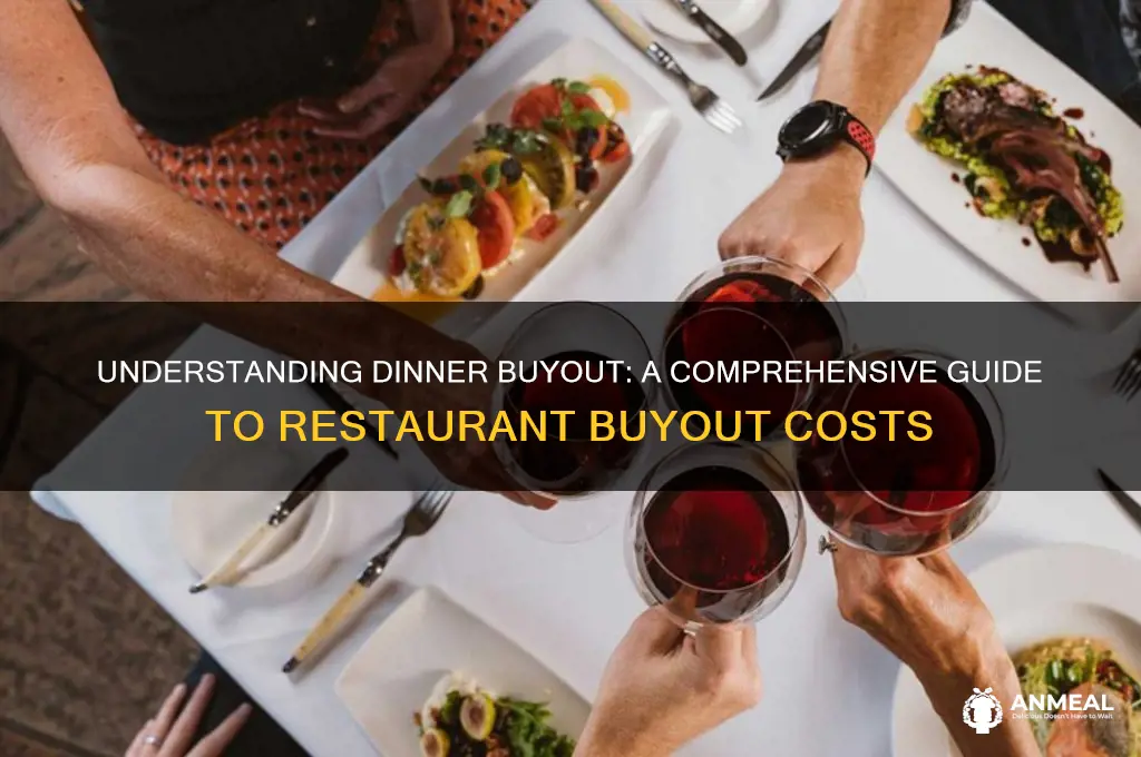 what does dinner buyout mean
