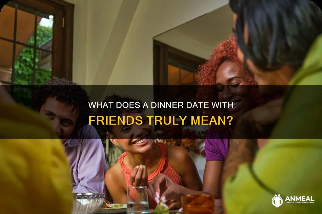 what does dinner date with friends mean