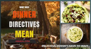 Understanding Dinner Directives: A Guide to Meal Planning and Preparation