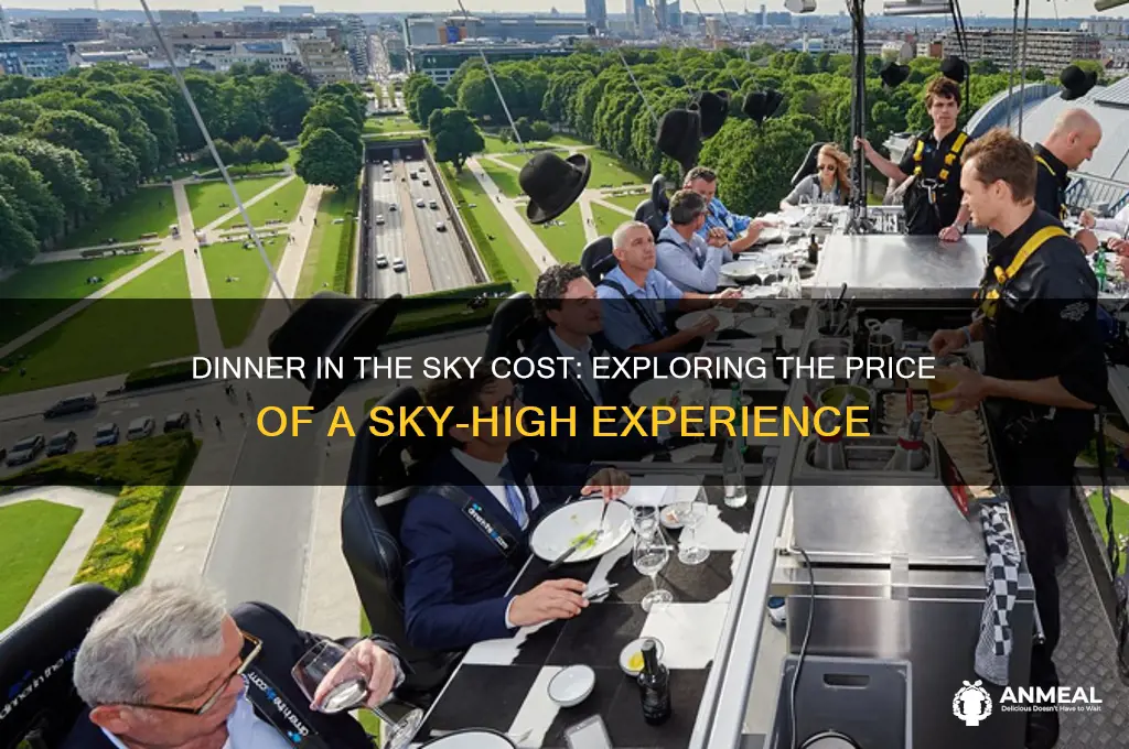 what does dinner in the sky cost