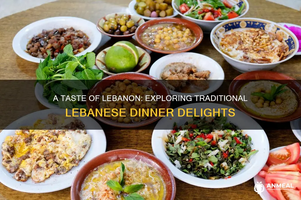 what does dinner look like in lebanon