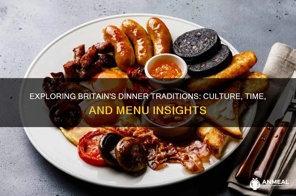 what does dinner mean in britain