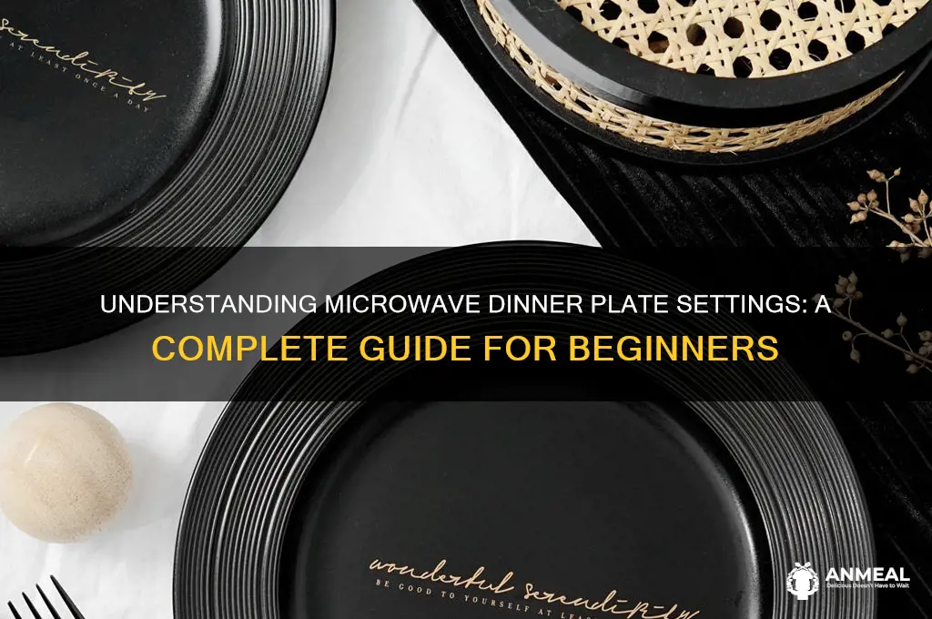 what does dinner plate mean on microwave