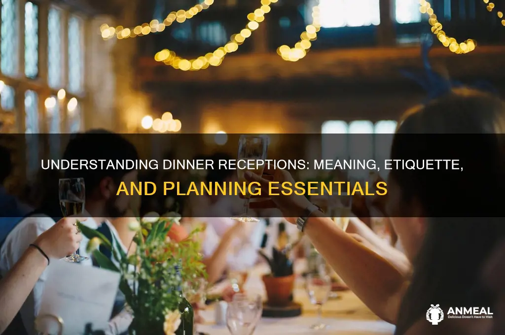 what does dinner reception mean