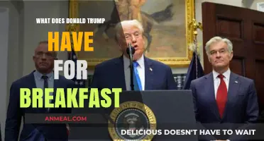 Donald Trump's Breakfast Routine: A Peek into His Morning Meal