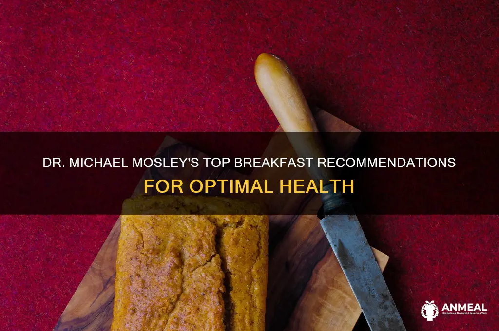 what does dr michael mosley recommend for breakfast