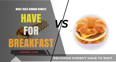Dunkin Donuts Breakfast Menu: Delicious Morning Treats to Start Your Day