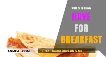 Dunkin's Breakfast Menu: Delicious Morning Treats to Start Your Day